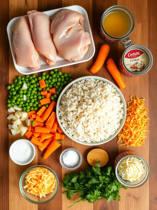 Chicken and Rice Casserole ingredients