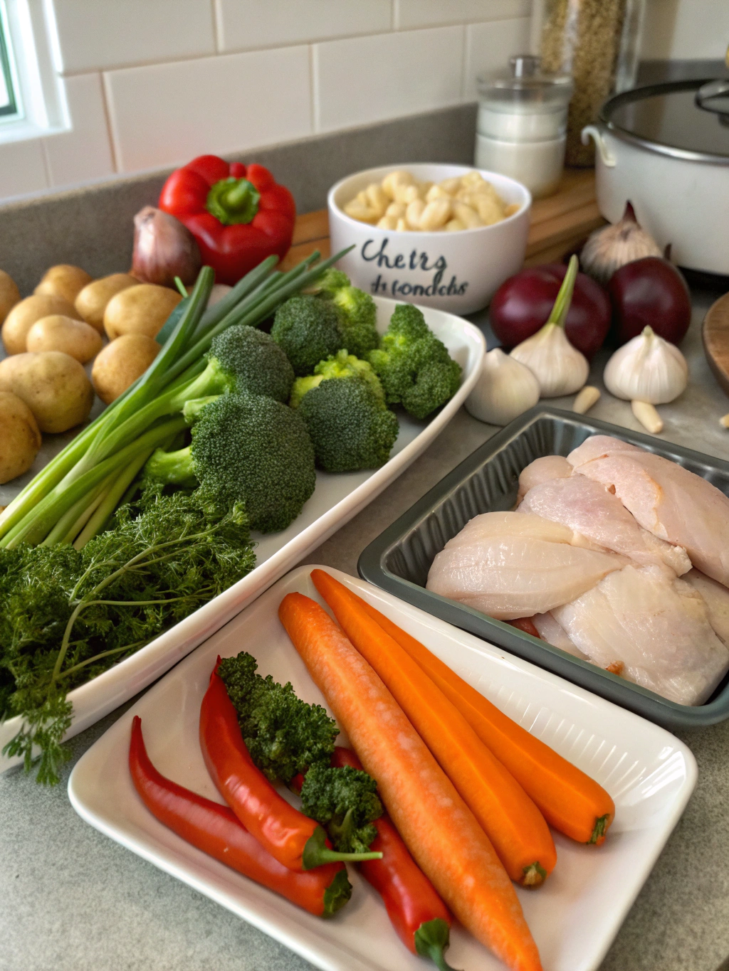 Dinner ingredients