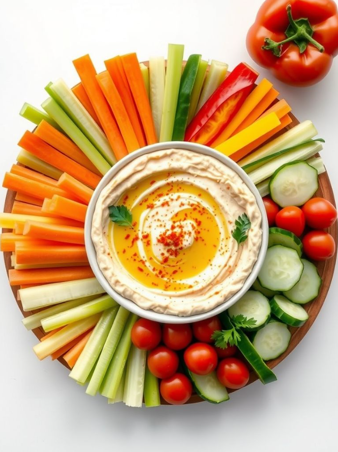 Veggie Sticks with Hummus